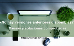 No hay versiones anteriores disponibles