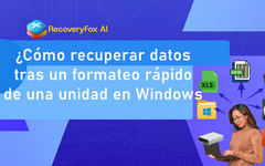 Recuperar datos después de un formateo rápido