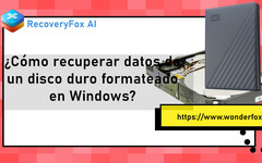Recuperar datos de un disco duro formateado