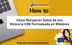 Recuperar datos de una unidad USB formateada