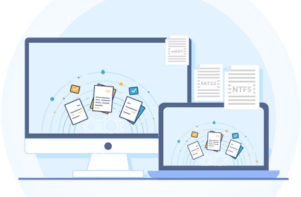 Compatibilidad con principales sistemas de archivos