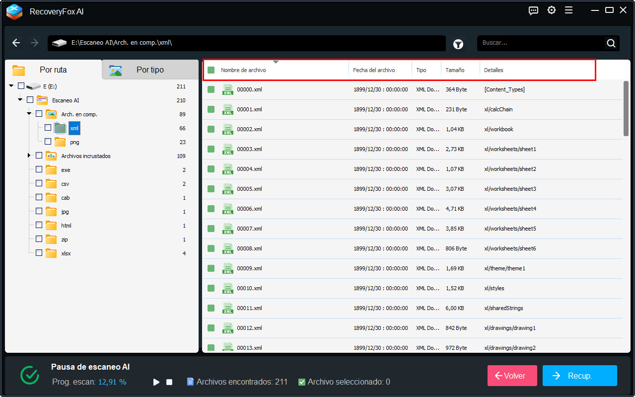 Cambiar tamaño de la ventana de escaneo