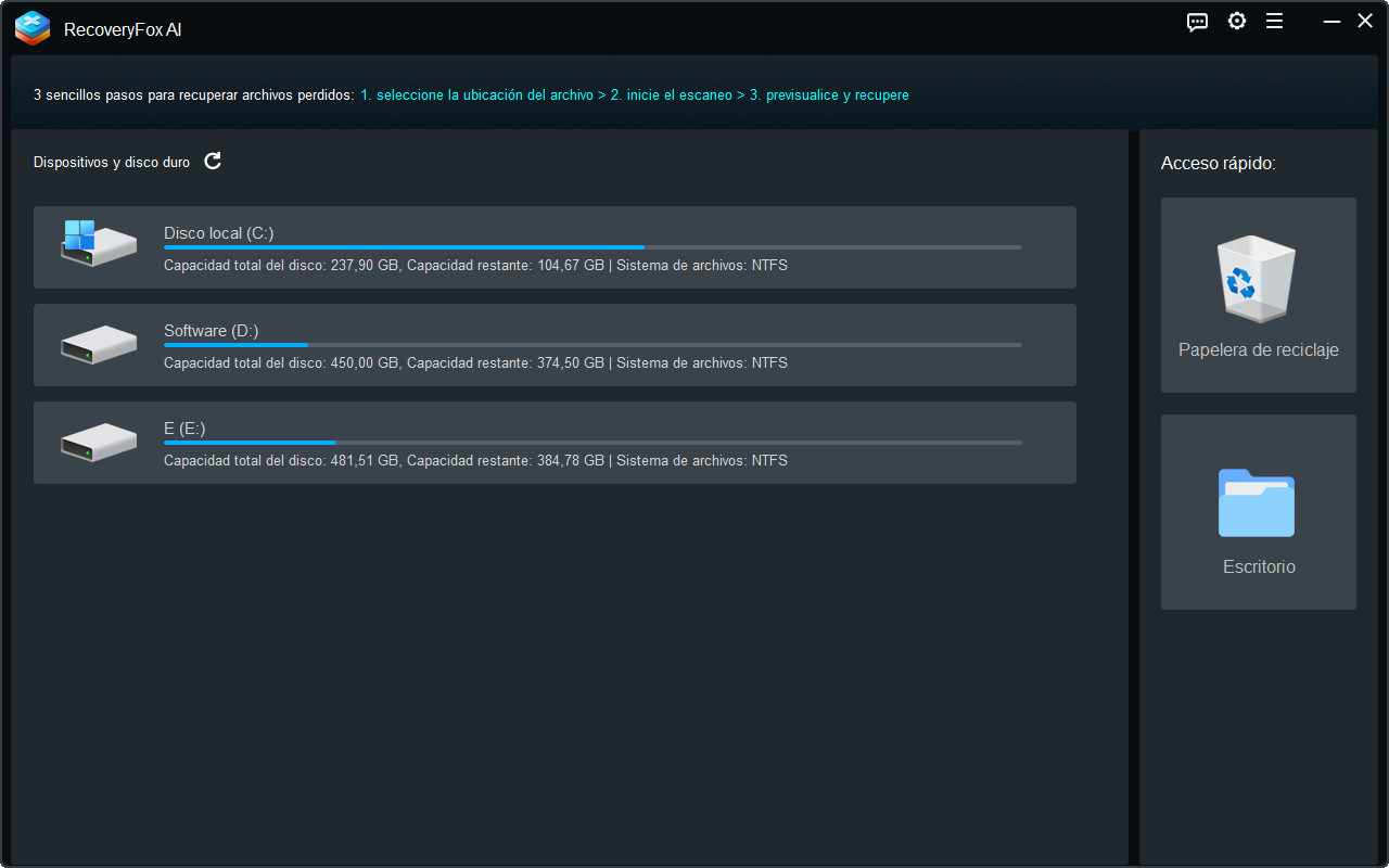 Iniciar RecoveryFox AI