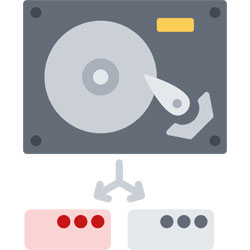 Partición del sistema formateada