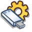 Unidad USB reparticionada