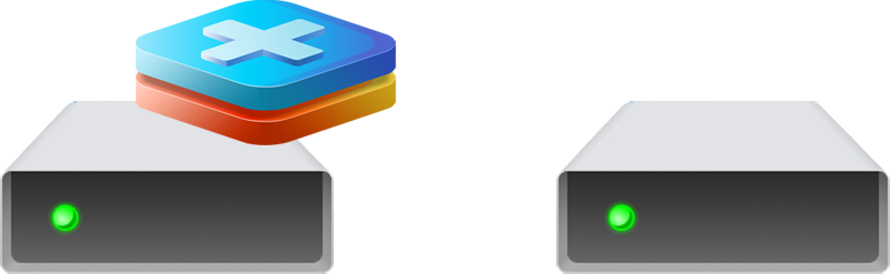Guardar los datos recuperados en una unidad diferente