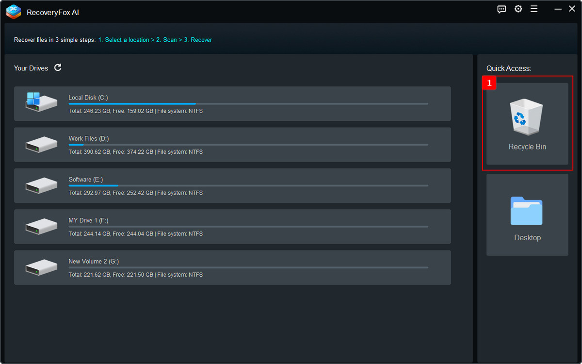 Iniciar RecoveryFox AI